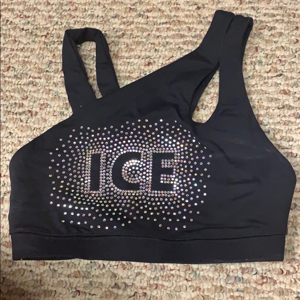 Ice allstars cheer sports bra